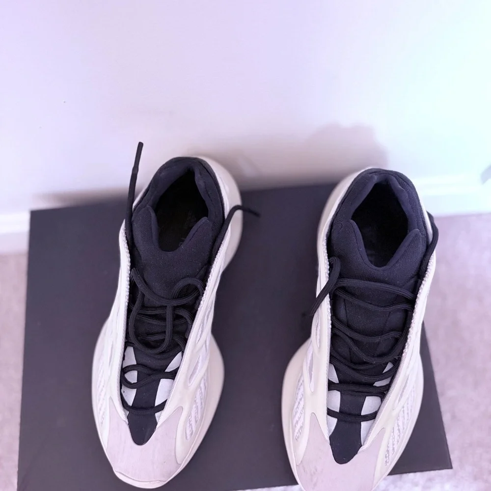 adidas Yeezy 700 Azael Black and White Sneakers